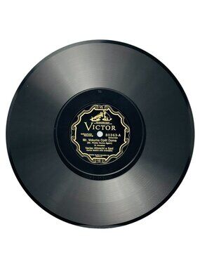 Vaclav Albrecht A Spol Mr. Vokurka Opet Doma 10in Shellac Record 78 Victor 80363